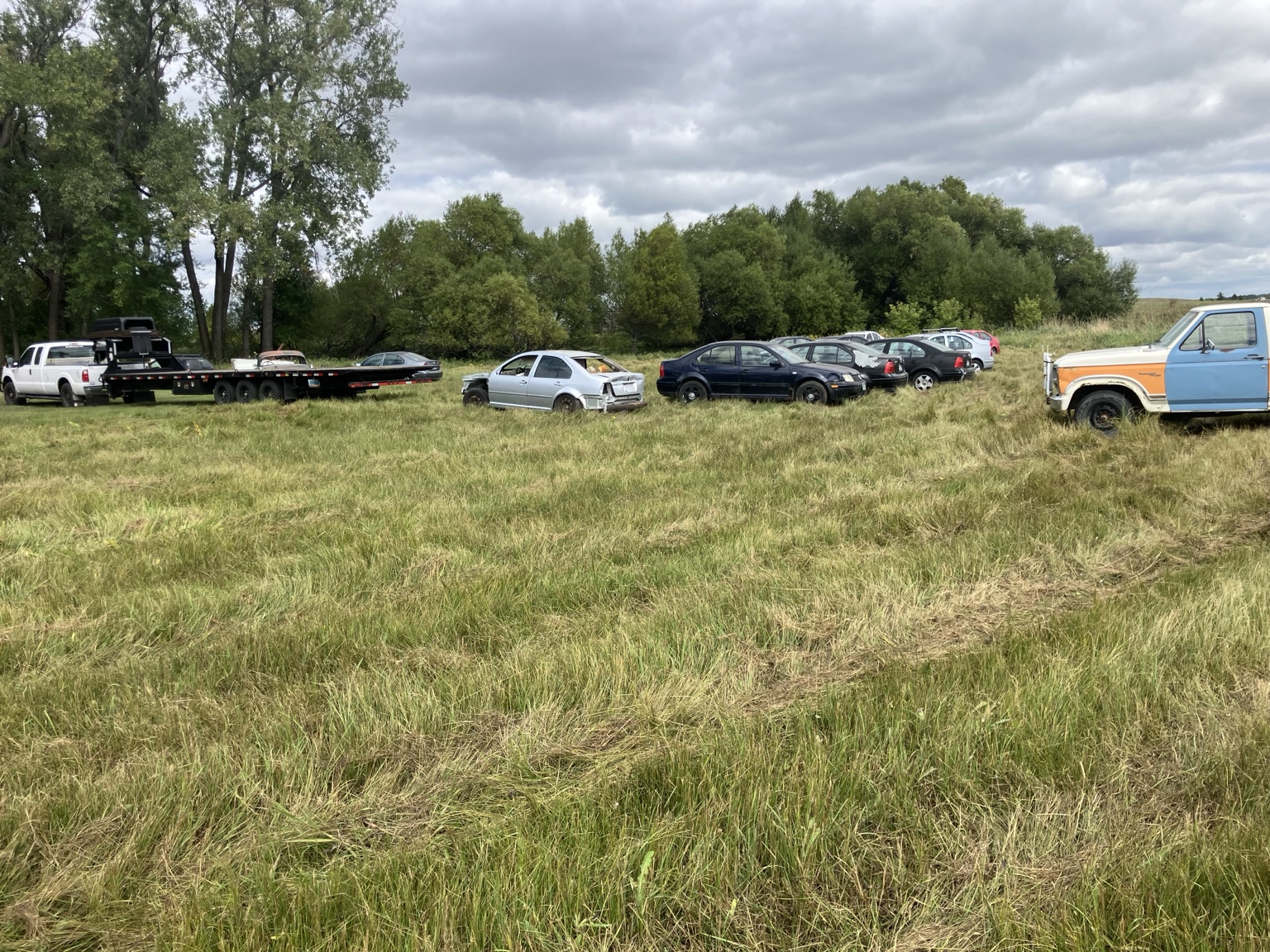 Vehicles in local North Dakota